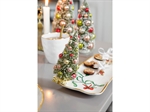Juletræ modern 9 cm på klips fra Medusa på Jingle Bel fad - Fransenhome